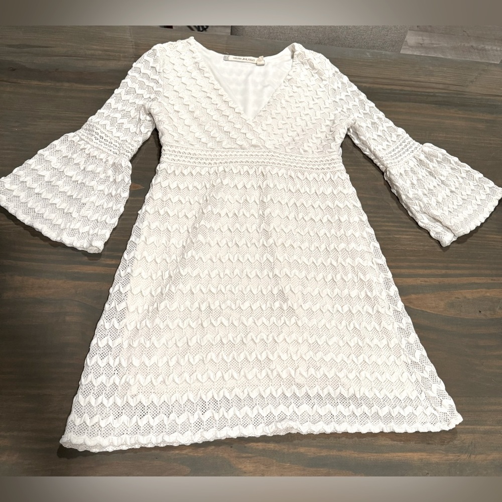 Beautiful Chelsea and Violet Bell Sleeve Dress